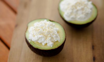 Avocado with Cottage Cheese