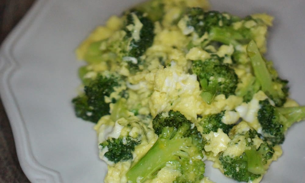 Scrambled Eggs with Broccoli