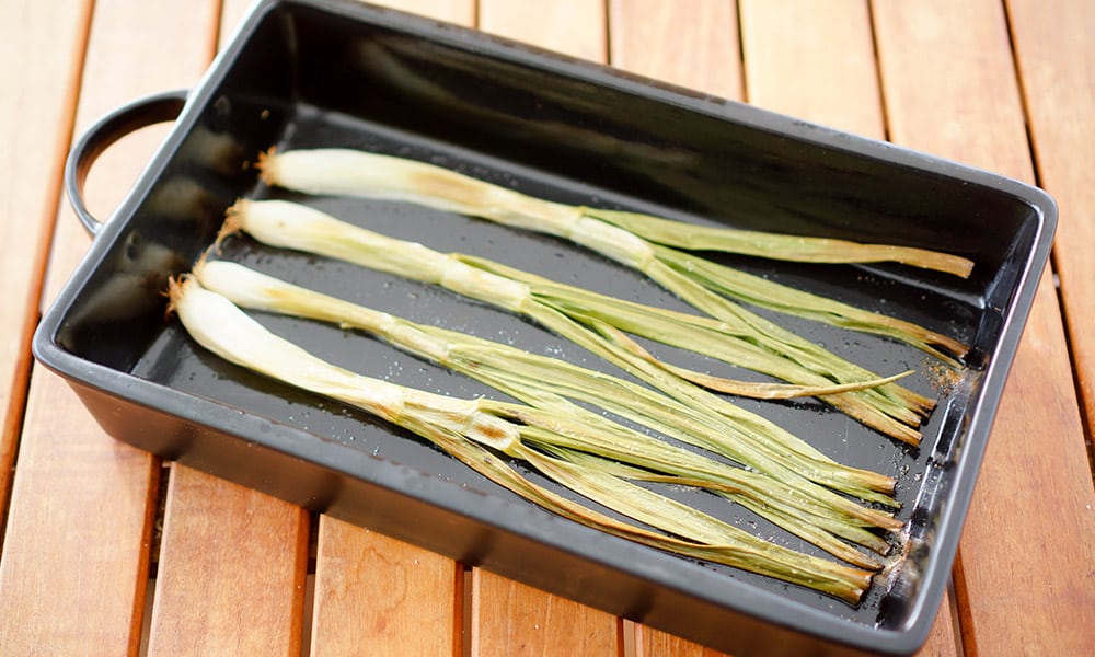 Roasted Green Onions